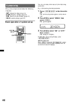 Предварительный просмотр 40 страницы Sony MEX-DV800 Operating Instructions Manual