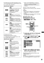 Предварительный просмотр 85 страницы Sony MEX-DV800 Operating Instructions Manual