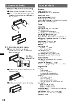 Предварительный просмотр 104 страницы Sony MEX-DV800 Operating Instructions Manual