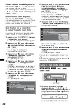 Предварительный просмотр 142 страницы Sony MEX-DV800 Operating Instructions Manual