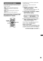 Предварительный просмотр 215 страницы Sony MEX-DV800 Operating Instructions Manual