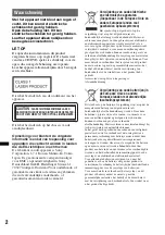 Предварительный просмотр 232 страницы Sony MEX-DV800 Operating Instructions Manual