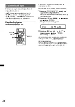 Предварительный просмотр 272 страницы Sony MEX-DV800 Operating Instructions Manual