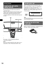 Предварительный просмотр 14 страницы Sony MEX-DV900 Operating Instructions Manual