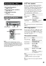 Предварительный просмотр 21 страницы Sony MEX-DV900 Operating Instructions Manual