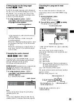 Предварительный просмотр 25 страницы Sony MEX-DV900 Operating Instructions Manual