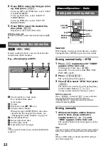 Предварительный просмотр 32 страницы Sony MEX-DV900 Operating Instructions Manual