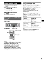 Предварительный просмотр 75 страницы Sony MEX-DV900 Operating Instructions Manual