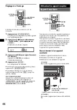 Предварительный просмотр 158 страницы Sony MEX-DV900 Operating Instructions Manual