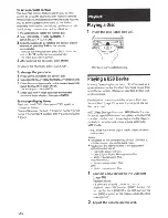 Preview for 12 page of Sony MEX-GS620BT Operating Instructions Manual