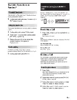 Preview for 15 page of Sony MEX-GS620BT Operating Instructions Manual