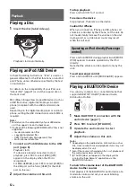 Preview for 12 page of Sony MEX-GS810BH Operating Instructions Manual