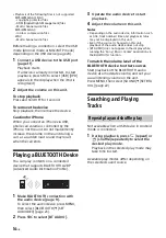 Preview for 14 page of Sony MEX-GS820BT Operating Instructions Manual