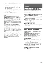 Preview for 19 page of Sony MEX-GS820BT Operating Instructions Manual