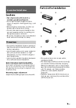 Preview for 35 page of Sony MEX-GS820BT Operating Instructions Manual