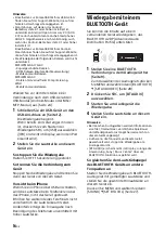 Preview for 56 page of Sony MEX-GS820BT Operating Instructions Manual