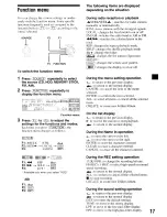 Предварительный просмотр 17 страницы Sony MEX-IHD Operating Instructions Manual