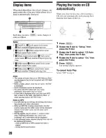 Предварительный просмотр 20 страницы Sony MEX-IHD Operating Instructions Manual