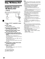 Предварительный просмотр 34 страницы Sony MEX-IHD Operating Instructions Manual