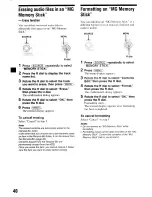 Предварительный просмотр 40 страницы Sony MEX-IHD Operating Instructions Manual