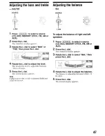 Предварительный просмотр 47 страницы Sony MEX-IHD Operating Instructions Manual