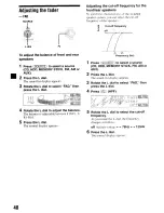 Предварительный просмотр 48 страницы Sony MEX-IHD Operating Instructions Manual