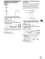 Предварительный просмотр 49 страницы Sony MEX-IHD Operating Instructions Manual