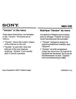 Предварительный просмотр 71 страницы Sony MEX-IHD Operating Instructions Manual