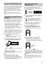 Preview for 9 page of Sony MEX-M100BT Operating Instructions Manual
