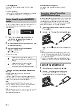Preview for 10 page of Sony MEX-M100BT Operating Instructions Manual
