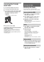 Preview for 11 page of Sony MEX-M100BT Operating Instructions Manual