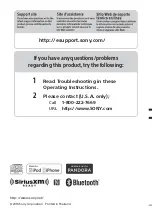 Preview for 124 page of Sony MEX-M100BT Operating Instructions Manual