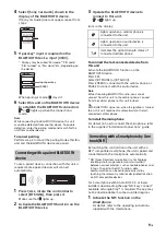 Preview for 9 page of Sony MEX-M70BT Operating Instructions Manual