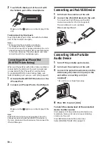 Preview for 10 page of Sony MEX-M70BT Operating Instructions Manual