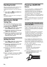 Preview for 10 page of Sony MEX-M71BT Operating Instructions Manual