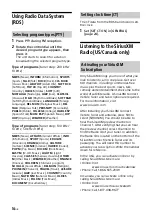 Preview for 14 page of Sony MEX-M71BT Operating Instructions Manual