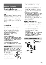 Preview for 27 page of Sony MEX-M71BT Operating Instructions Manual