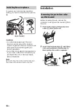 Предварительный просмотр 42 страницы Sony MEX-M72BT Operating Instructions Manual