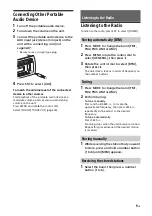 Preview for 9 page of Sony MEX-N4000BT Operating Instructions Manual