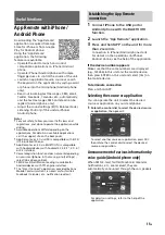 Preview for 15 page of Sony MEX-N4000BT Operating Instructions Manual