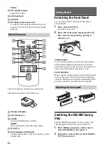 Preview for 6 page of Sony MEX-N4050BT Operating Instructions Manual