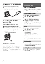 Предварительный просмотр 10 страницы Sony MEX-N4150BT Operating Instructions Manual