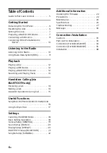 Preview for 4 page of Sony MEX-N4200BT Operating Instructions Manual