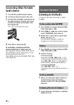 Preview for 10 page of Sony MEX-N4200BT Operating Instructions Manual