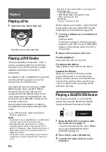 Preview for 12 page of Sony MEX-N4200BT Operating Instructions Manual