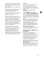 Preview for 3 page of Sony MEX-N4280BT Operating Instructions Manual