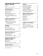 Предварительный просмотр 5 страницы Sony MEX-N4280BT Operating Instructions Manual