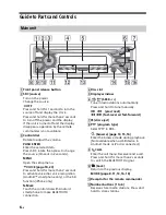 Preview for 6 page of Sony MEX-N4280BT Operating Instructions Manual