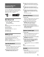 Preview for 17 page of Sony MEX-N4280BT Operating Instructions Manual