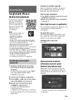 Preview for 19 page of Sony MEX-N4280BT Operating Instructions Manual